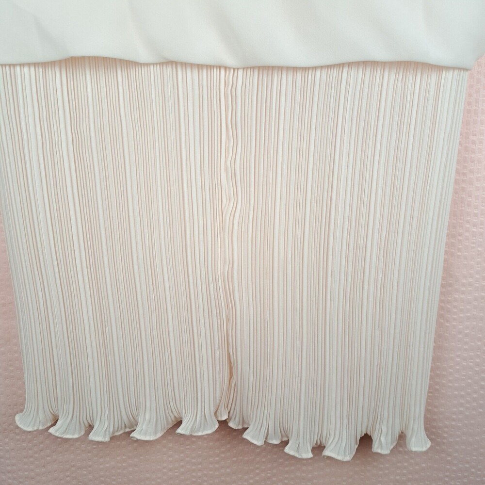 Vintage Patra Beautiful Dress Beaded 20s Style Pleated Bottom Long Sleeve L/XL - Picture 9 of 12